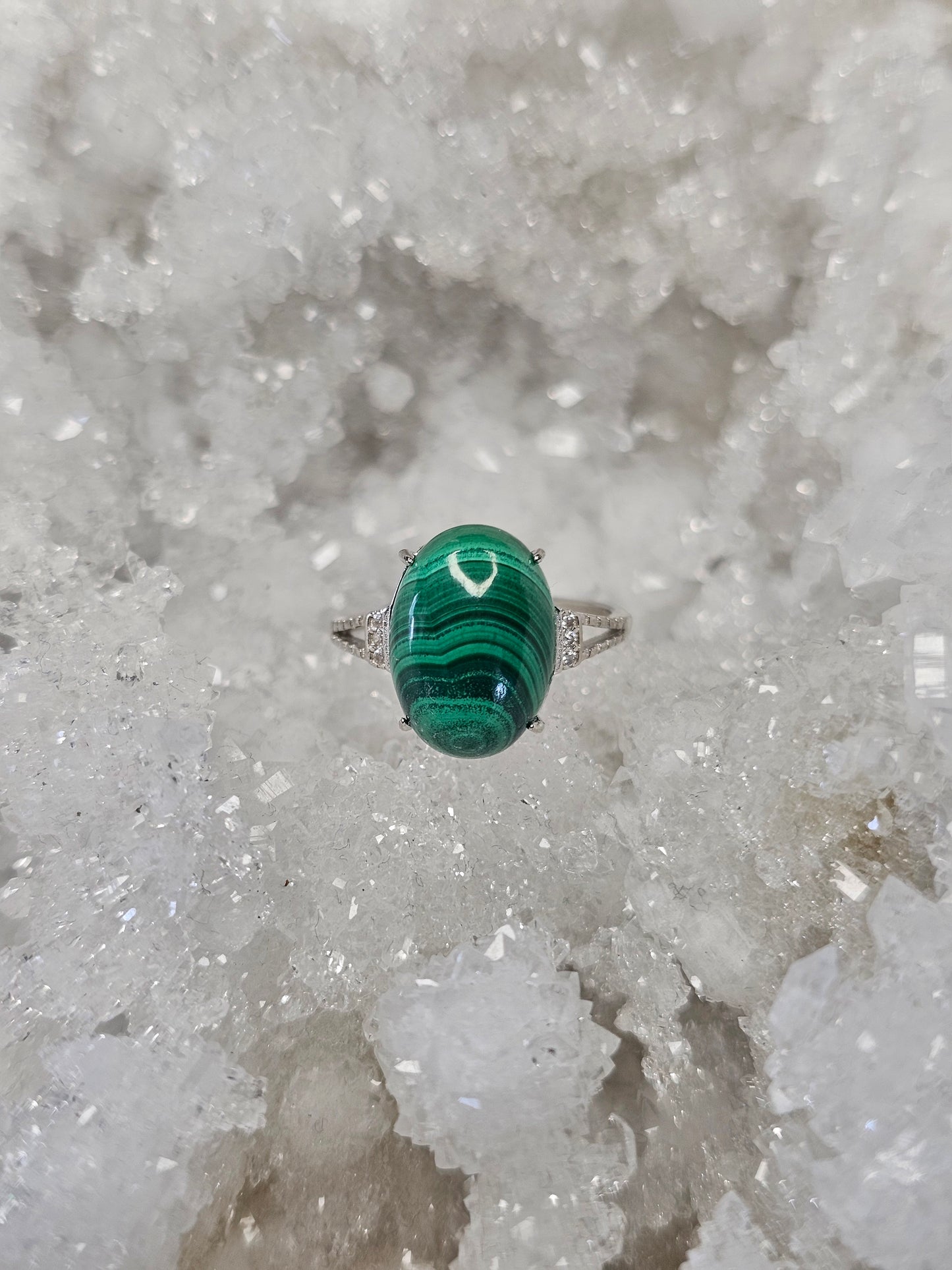 'Mother Malachite' Malachite Ring